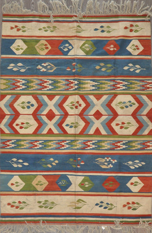 5.6x7.8 turkish kilim #39408