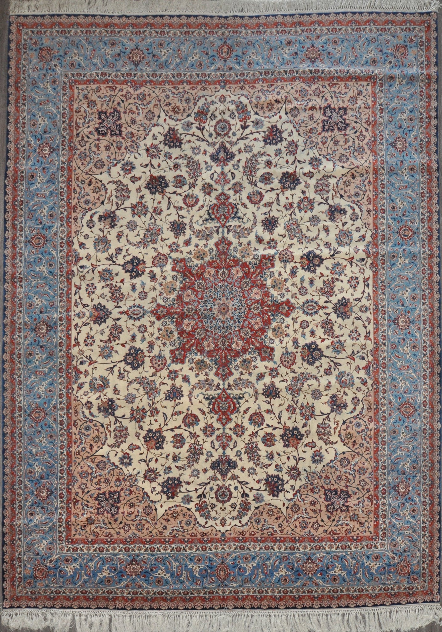 9.9x13.0 Antique Persian esfahan med ant #96416