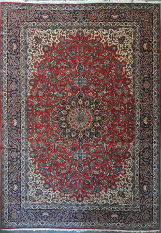 12.5x17.8 antique esfahan #41951
