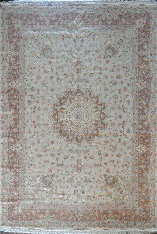 11.3x16.4 Persian Tabriz 60 Raj  #31743 Sold