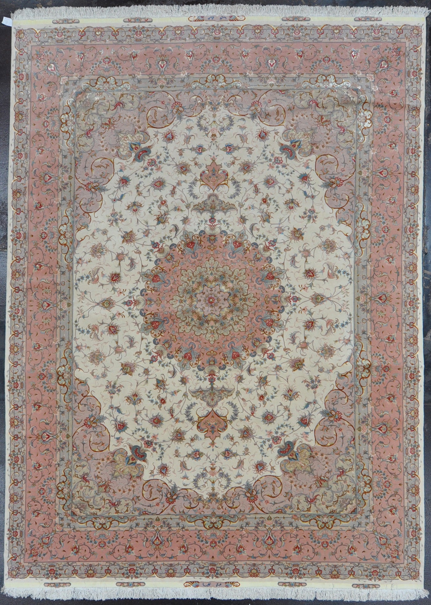 8.3x11.8 Persian tabriz Wool&Silk 60 Raj #66273 Sold