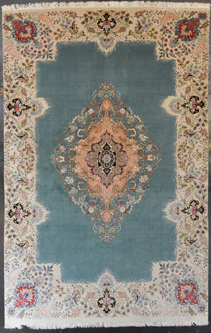 Rug Id: 68146 Persian Tabriz 60 Raj 6.4x9.9
