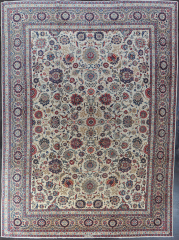 10.3x14.3 persian kashan wool #99218