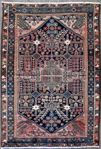 4.3x6.2 persian antique malayer #52568