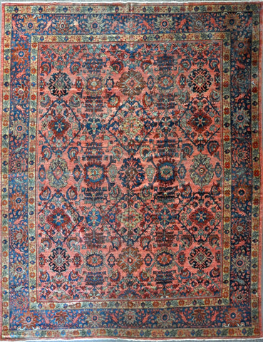 10x12 antique persian mahal #13702 Sold