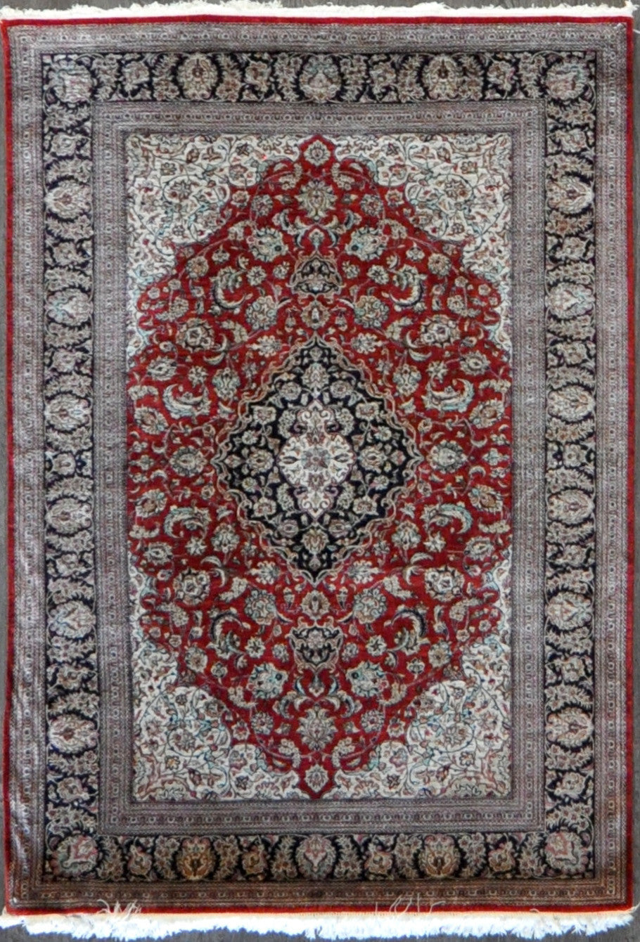 4.7x6.8 persian qum silk #37721