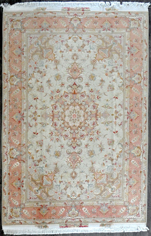 6.8x9.8 Persian tabriz 60 Raj #80439 Sold