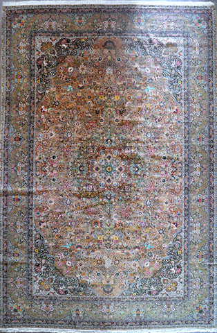 13x19.7 persian tabriz 60 Raj #42775