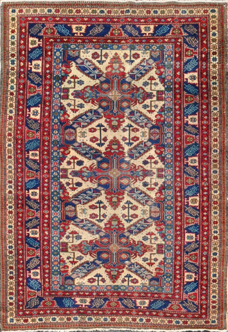 Rug Id:85924 Antique kazak 3.10x5.5