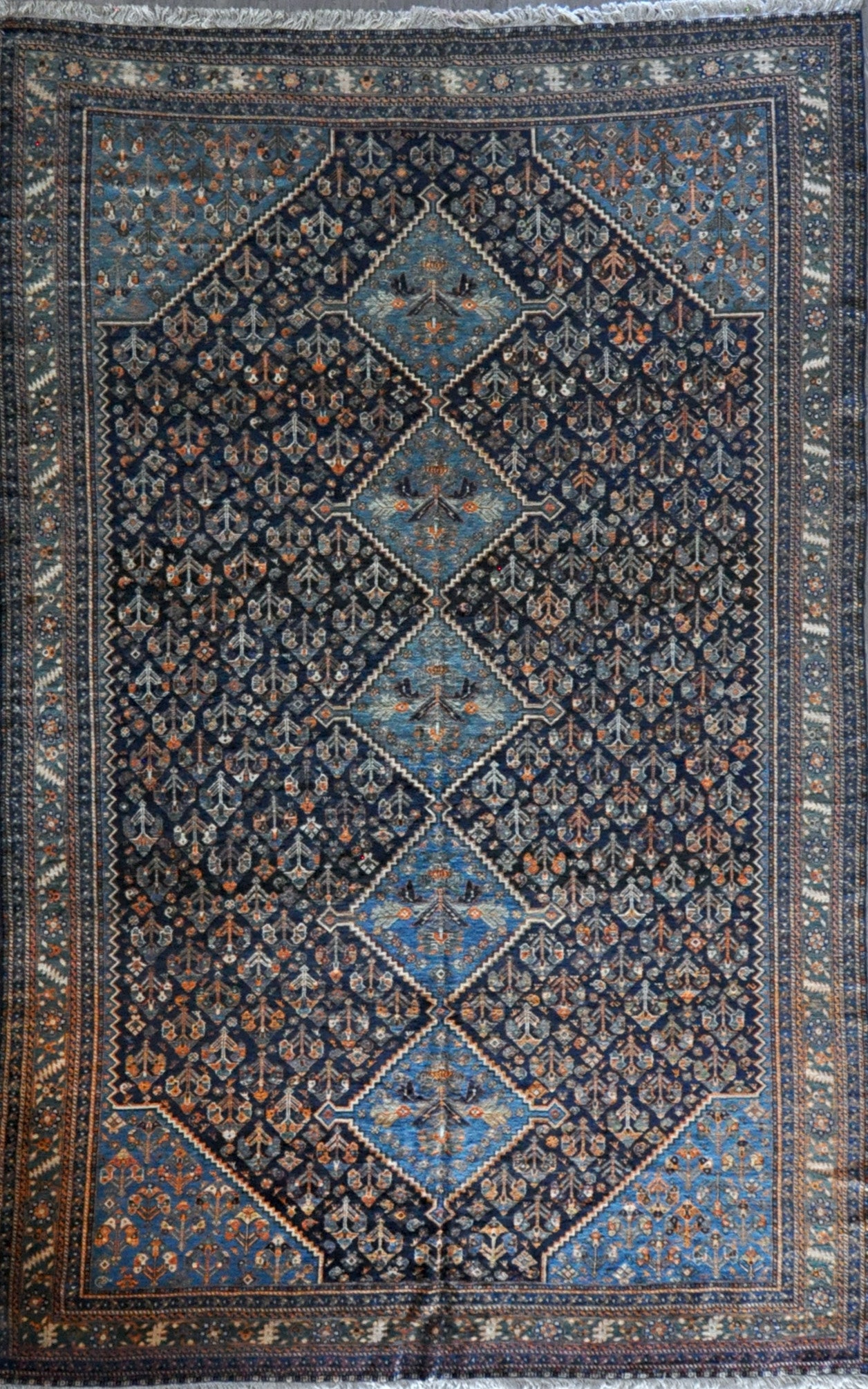 7.9x13.2 persian antique Afshar #71376