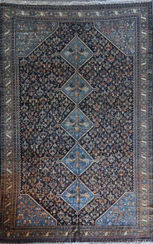 7.9x13.2 persian antique Afshar #71376