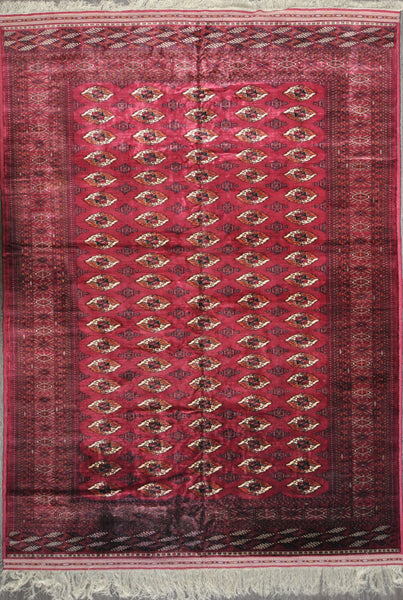 2.5x4.2 antique turkman wool #84079 – Amir Rug Gallery