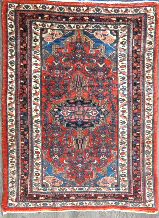 3.2x4.7 Persian antique bijar #19647 Sold