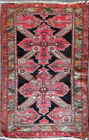 4.0x6.7 antique kazak #85150