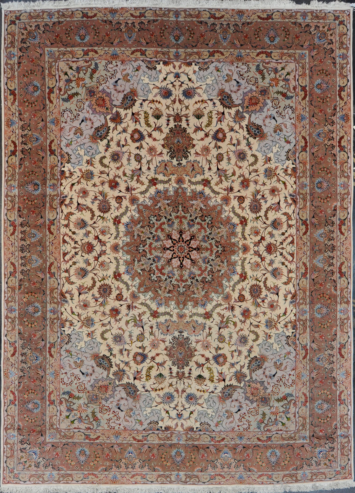 Persian Tabriz 10x13.6Rug #97976 sold