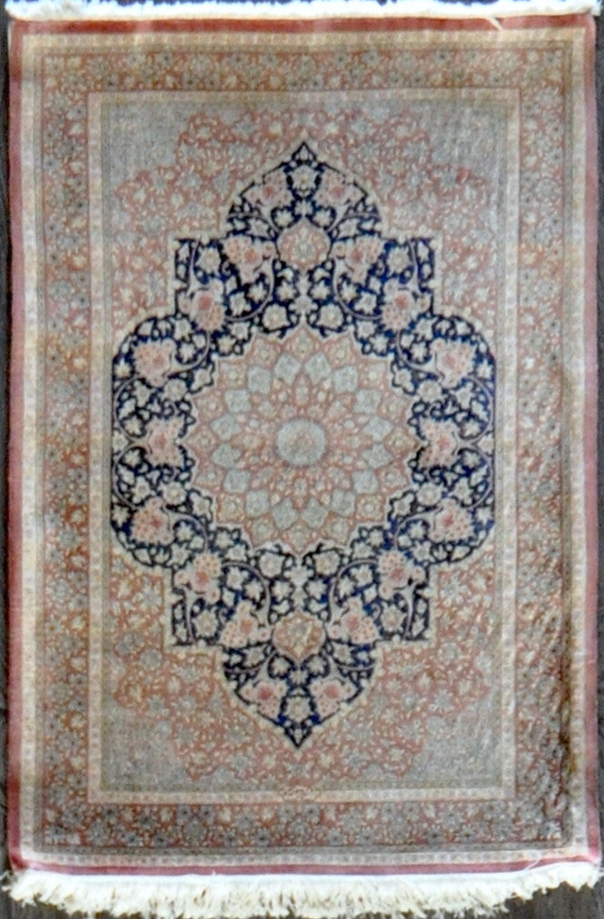 3.4x4.10 persian qum silk #80632 Sold