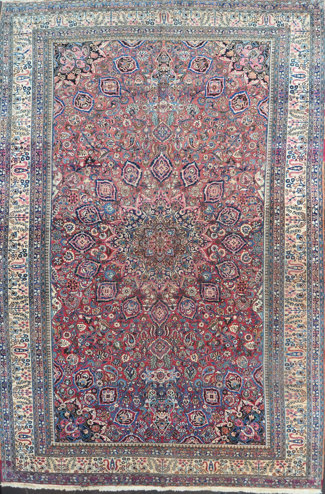 12x18.5 Antique persian mashad #28452