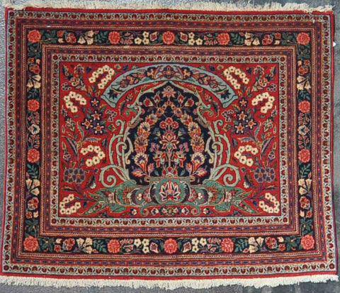 2.9x3.4 persian kashan wool #16322