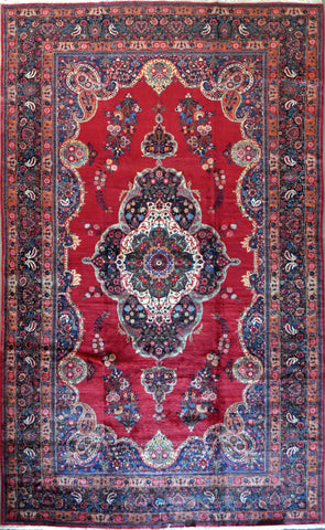 10.3x17 antique persian mashad #88777