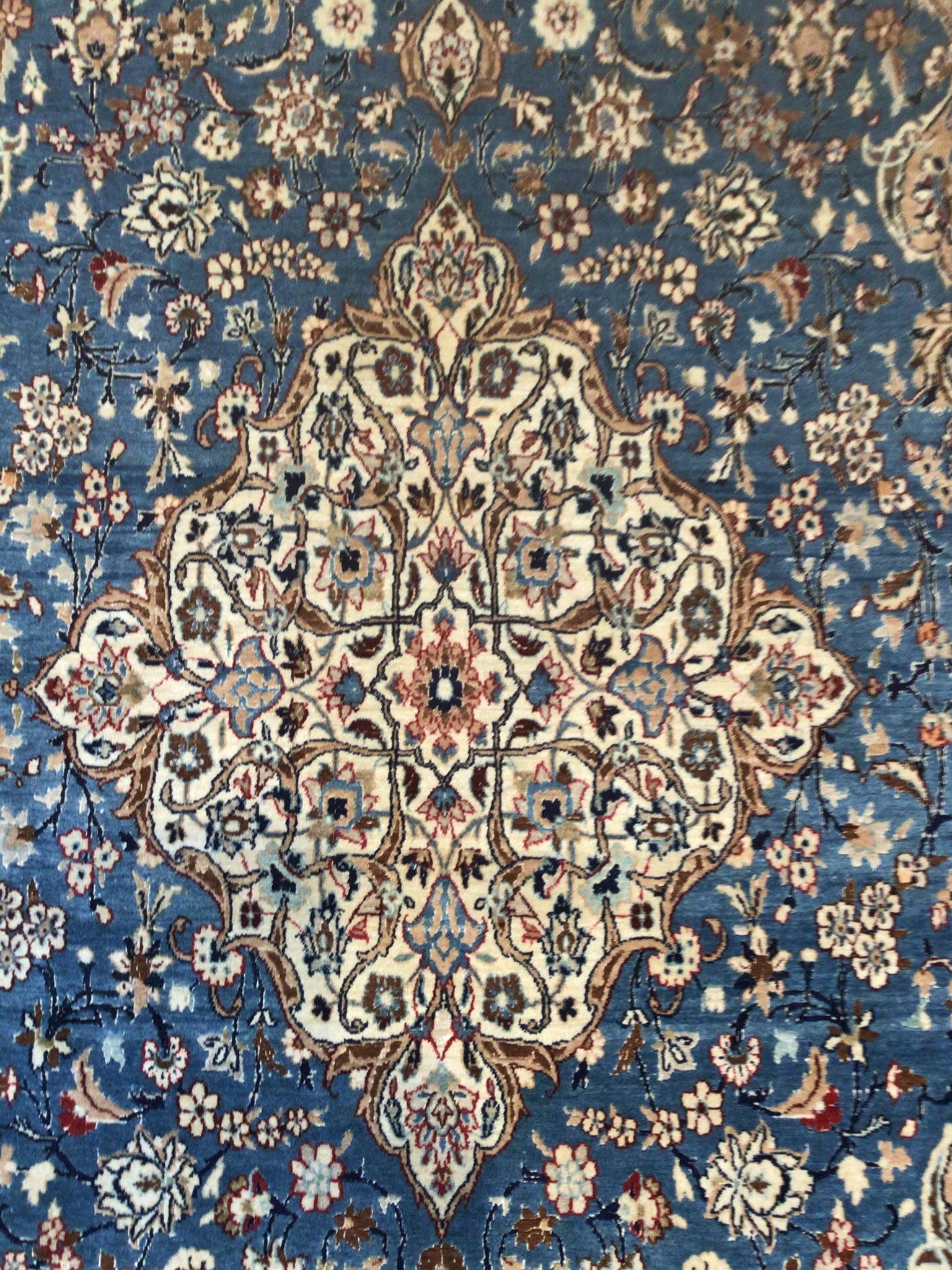 3.4x5.10 persian nain wool silk #34510