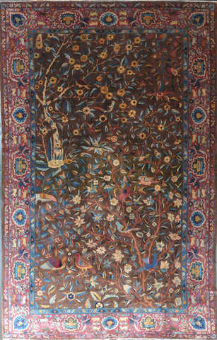 Rug Id:42847 Antique Indo Agra 8.7x13.3