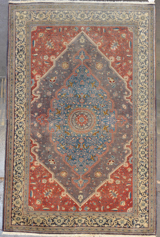 Rug Id: 38863 antique Persian Qum 4.8x7.0