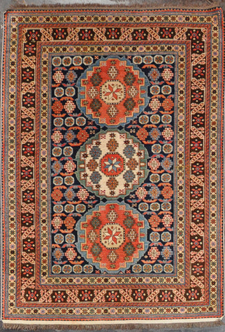 Rug Id:34411 Antique Kazak 4.7x6.6