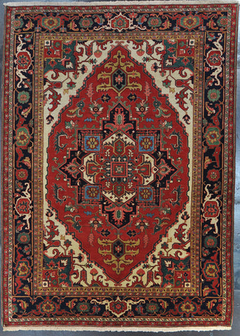 8.2x11.5 persian heriz #18403