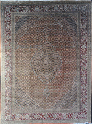 1058c Tabriz fish 60 Raj 9.9x13.0