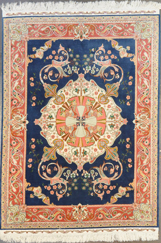Rug ID:99533 Persian Tabriz 70 Raj  4.11x7.0