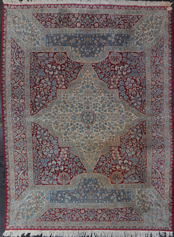 Rug Id:1066-C Antique Kerman 8.6x11.2