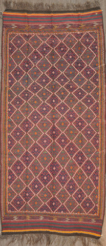 5.10x12.3 afghan kilim #23992