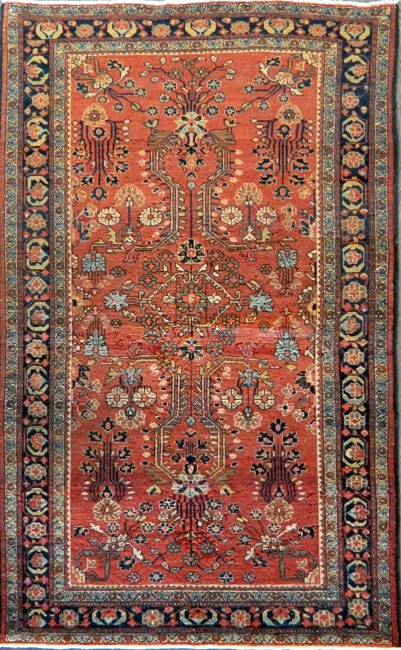 4x7 Persian antique sarouk #38025Sold