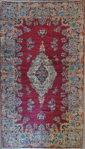 9.8x17.11 Persian kerman #47880