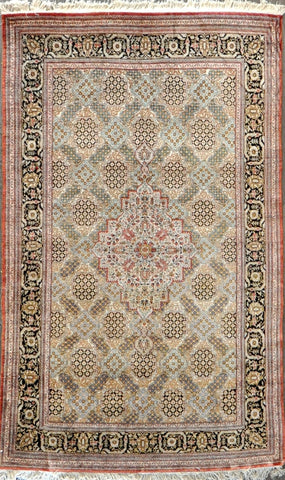 4.7x7.5 persian qum silk #85756 Sold