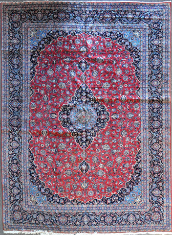 9.10x13.7 Persian kashan #80445