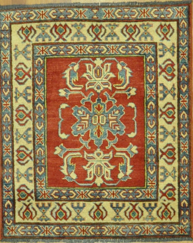 2.9x3.4 Afghan kazak #77296