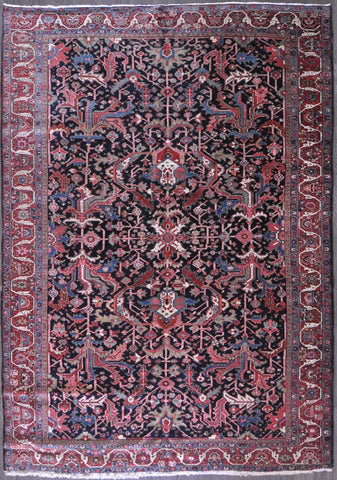 8.10x12.8 Antique Persian heriz #44851