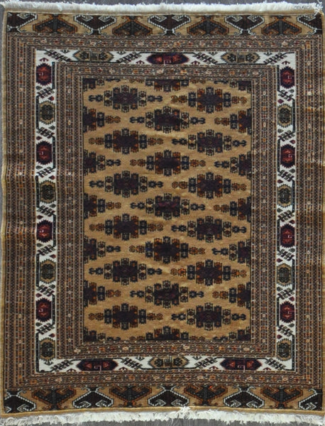 2.5x4.2 antique turkman wool #84079 – Amir Rug Gallery