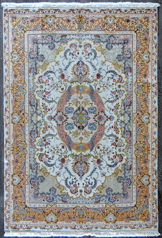 5.2x7.10 persian tabriz 80 Raj #63557