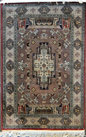Persian Silk Qum 3.4x5.5 #91725