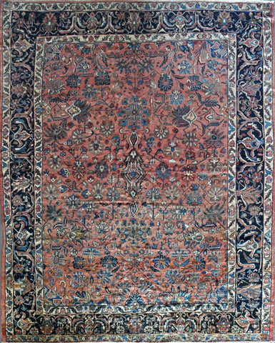 9.10x11.10 antique persian lilihan #36361